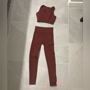 Brown Workout Set